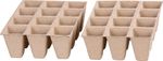 Mini üvegház Strend Pro, ültetőkészlet, 5 részes, 24 palántához, 27,5x20,5x7 cm