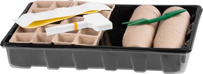 Mini greenhouse Strend Pro, 66-piece set, 45 seedlings, 37.5x23x6 cm