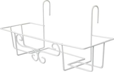 Holder Strend Pro, metal hanger, for flower pot, for railing, 65 cm