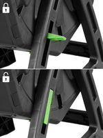 Composter Strend Pro Garden, tumbling, 70 liters, black, 55.5x36x72 cm