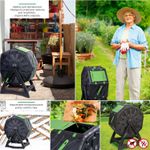 Composter Strend Pro Garden, tumbling, 70 L, black, 55.5x36x72 cm