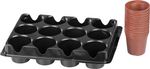 Mini Greenhouse Strend Pro, 12 pcs, set, 24x18x6 cm