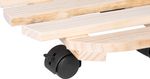 Stand Strend Pro, under flowerpot, on wheels, sliding, stand, 33.5x33.5x8.5 cm