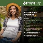 Kvetináč vertikálny Strend Pro, záhon, 4-poschodový, s kolieskami, 85x45x147 cm