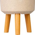 Planter Strend Pro, Bamboo fiber color, 20x20x26 cm