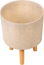 Planter Strend Pro, Bamboo fiber color, 24.5x24.5x31 cm