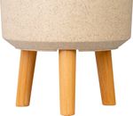 Planter Strend Pro, Bamboo fiber color, 24.5x24.5x31 cm