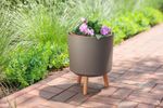 Planter Strend pro, coffee powder color, 30x30x37 cm
