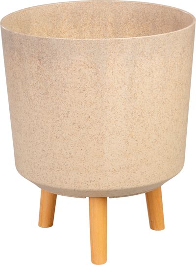 Planter Strend pro, Bamboo fiber color, 30x30x37 cm