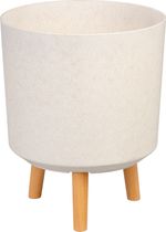 Planter Strend Pro, White Weathered Finish color, 30x30x37 cm