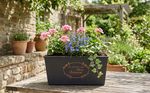 Planter Strend Pro, Black color, 31x15x15 cm