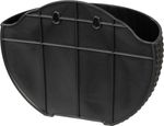 Planter Strend Pro, with two hooks, Black color, 26x14x20 cm