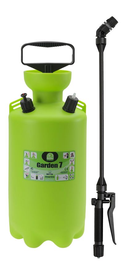 Permetező dimartino® Garden 7, vállra, 5,5/7,05 l, 3 bar