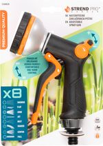 Pištoľ Strend Pro Garden, zavlažovacia, záhradná, 8 vzorov, plast