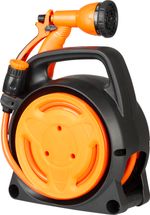 Hose Reel Strend Pro Garden, with garden hose, spray gun, 10m, 5/16"