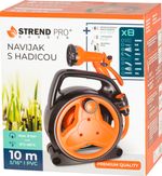 Tömlődob Strend Pro Garden, kerti tömlővel, pisztoly, 10m, 5/16""
