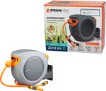 Hose Reel Strend Pro Premium, wall-mounted, automatic 1/2", with garden hose L-20+2 m