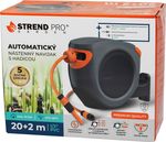 Navíjač Strend Pro Premium, na stenu, automatický 1/2", so záhradnou hadicou L-20+2 m