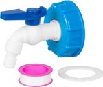 Strend Pro valve, garden, 3/4", 16 mm, with reducer for IBC tank, PVC