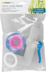 Strend Pro szelep, kerti, 1"- 90°, 32 mm, IBC tartályhoz való reduktorral, PVC