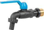 Ventil Strend Pro, záhradný, čierny, G3/4", nylon