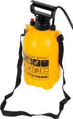 Sprayer Strend Pro Garden, yellow, shoulder 8.0 liters