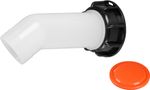 Strend Pro hosszabbító leeresztő, 45 mm, IBC tartályhoz, PVC
