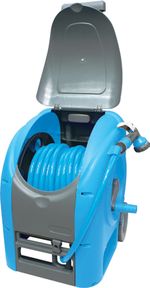 Tömlődob AQUACRAFT® 990081, készlet, Deluxe Compact, 30 m-es kerti tömlővel