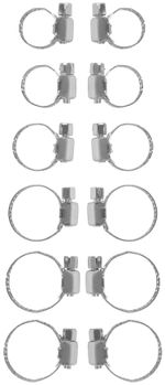 Set of hose clamps 12pcs