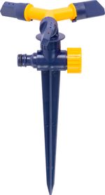 3-arm PVC Revolving DY101 Sprinkler with PVC spike