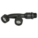 Nozzle Goodfarm OLD-N7, double, plastic
