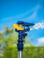 Sprinkler Strend Pro, impulse, on stand, garden, plastic