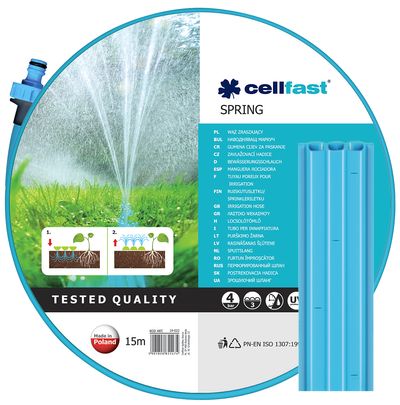 Hose L- 15m 1/2" Cellfast SPRING, professional