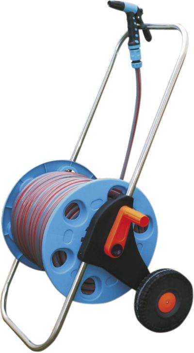 Hose reel + hose + gun + adaptor 30m/ 1/2" Strend Pro