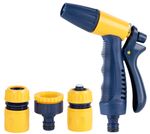 Sada zavlažovacia Strend Pro Garden TS4027, záhradná, na hadicu, 1x pištoľ, 2x spojka, 1x adaptér, 2 vzory