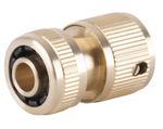 Gyorscsatlakozó Strend Pro, sárgaréz, 1/2", kerti, tömlőhöz