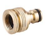Tap Connector Strend Pro, brass, G1/2" - G3/4", for water tap, internal thread