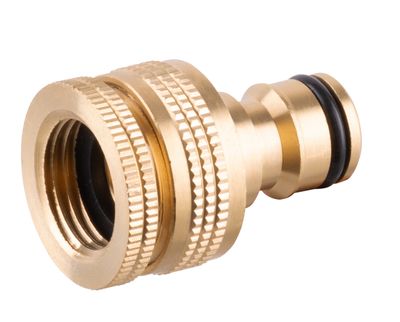 Csatlakozo Strend Pro, sargarez, G1/2" - G3/4", vizcsaphoz, belso menet