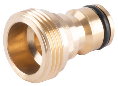 Adapter Strend Pro, sárgaréz, G3/4", külső menet, locsolótömlőre