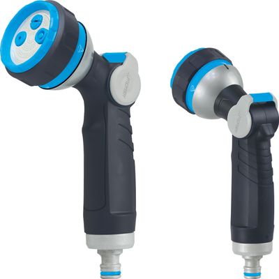 Spray gun 4patterns AQUACRAFT, adjustable, soft rubber, metal adaptor