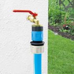 Adapter AQUACRAFT® 550981, MAX-Flow, 3/4"x1", for garden hose