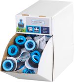 Adapter AQUACRAFT® 552185 SoftTouch G3/4"-1/2", kerti tömlőhöz, 70 db-os display doboz