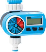 Időzítő AQUACRAFT® 290140, 1"-3/4", digitális, 1 kimenet, kerti, 2xAA