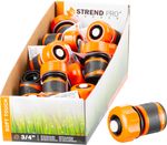 Gyorscsatlakozó Strend Pro SoftTouch C3024RDX, 3/4", STOP R, tömlőhöz, kerti, Sellbox 25 db