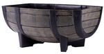 Planter Strend Pro Woodeff, 29x41x19 cm, Natural, barrel, wood effect