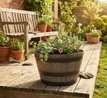 Planter Strend Pro Woodeff, 39x23 cm, Natural, window box, wood effect