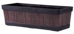 Planter Strend Pro Woodeff, 15x47x17 cm, Teak, wood effect
