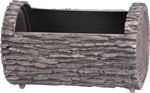 Planter Strend Pro Woodeff, Walnut, 22x35 cm, window box, log, wood effect