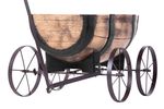 Planter Strend Pro Woodeff, 41.5x29x19 cm, whiskey barrel wagon