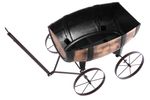 Planter Strend Pro Woodeff, 41.5x29x19 cm, whiskey barrel wagon